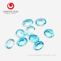 Natural Gemstone Rough Oval Cut Sky Blue Topaz